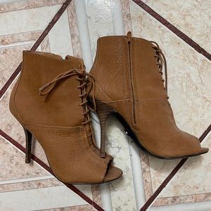Rachel Roy peep toe booties